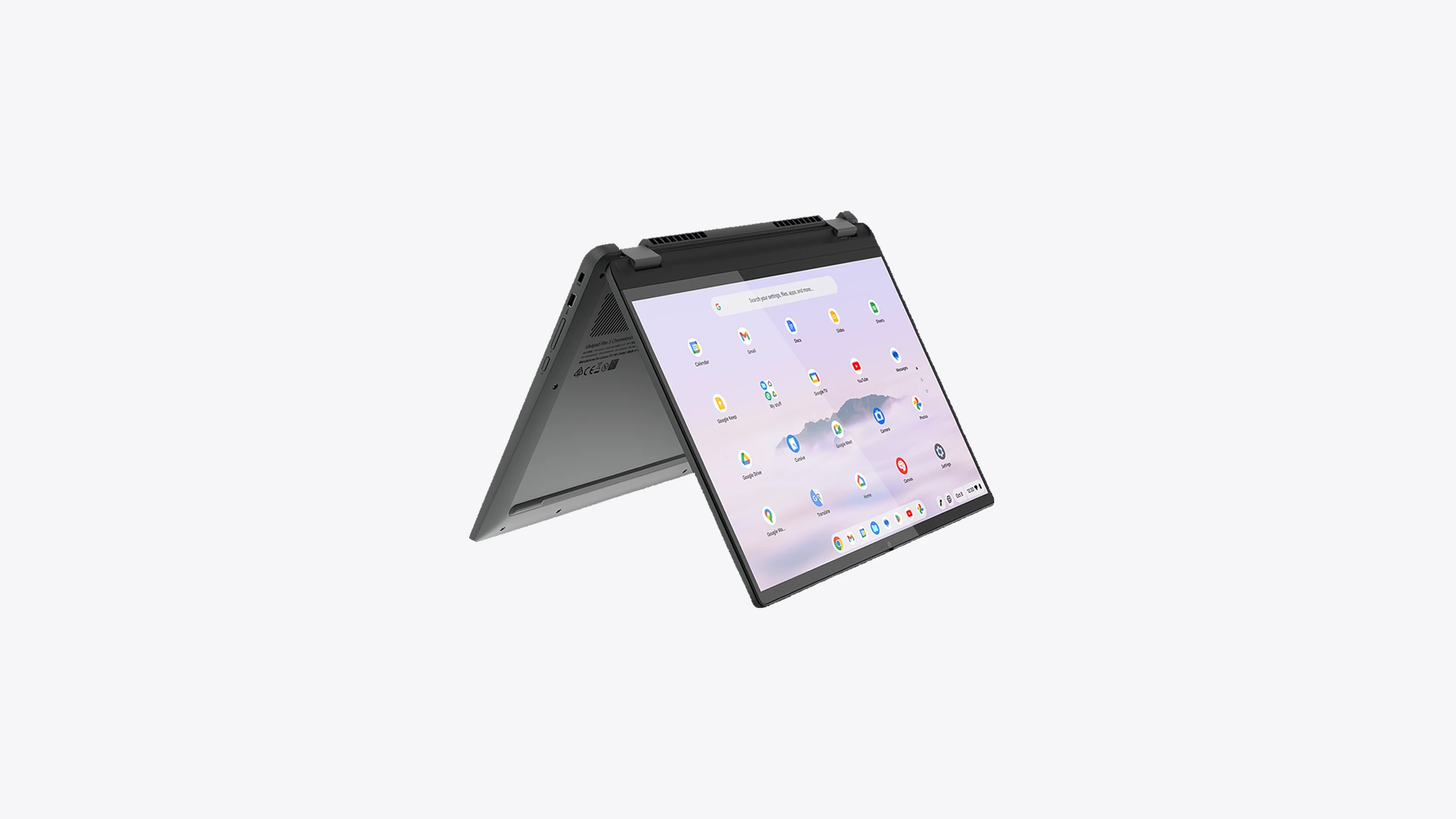 Lenovo IdeaPad Flex 5 Chrome 14IAU7 (Plus) Intel® Core™ i5 i5-1334U Chromebook 35.6 cm (14") Touchscreen WUXGA 8 GB LPDDR4x-SDRAM 256 GB SSD Wi-Fi 6E (802.11ax) ChromeOS Belgian Grey - Image 10