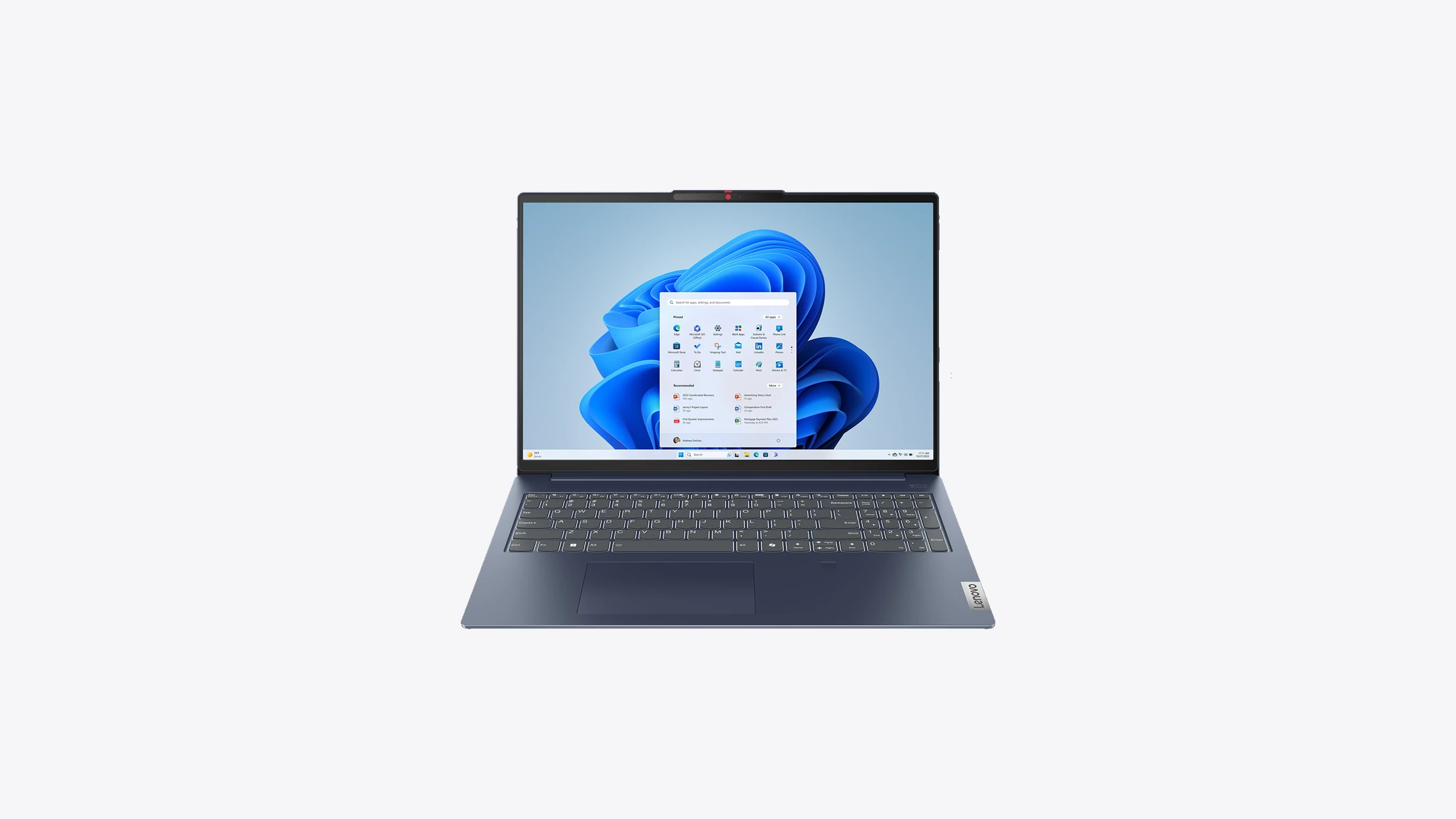 Lenovo IdeaPad Slim 5 16IRU9 Intel Core 7 150U Laptop 40.6 cm (16") Touchscreen WUXGA 16 GB LPDDR5x-SDRAM 1 TB SSD Wi-Fi 6 (802.11ax) 11 Home US English Blue: